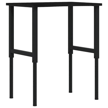 Vidaxl werkbank 80x60x(71,5-98) cm eikenhout donkerbruin