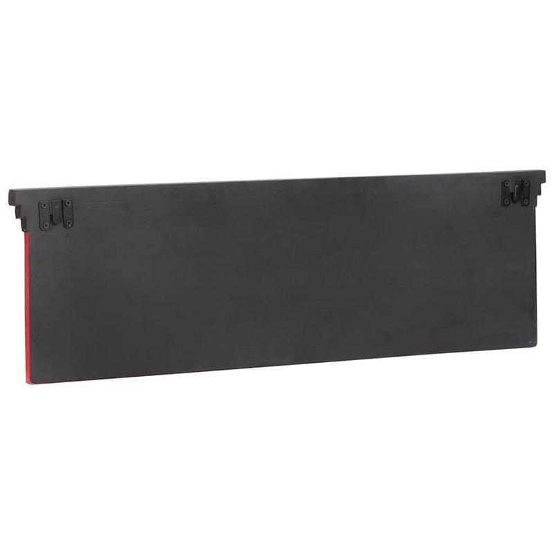 Load image into Gallery viewer, Vidaxl kapstok zwart 80 x 25 x 2 cm massief mango hout
