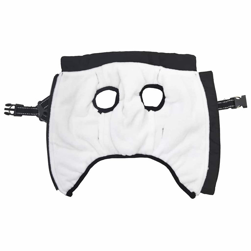 Load image into Gallery viewer, Vidaxl hondenjas met harnas waterdicht reflecterend zwart l40
