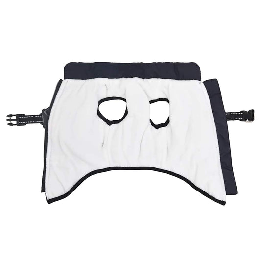 Vidaxl hondenjas met harnas waterdicht reflecterend marineblauw l28