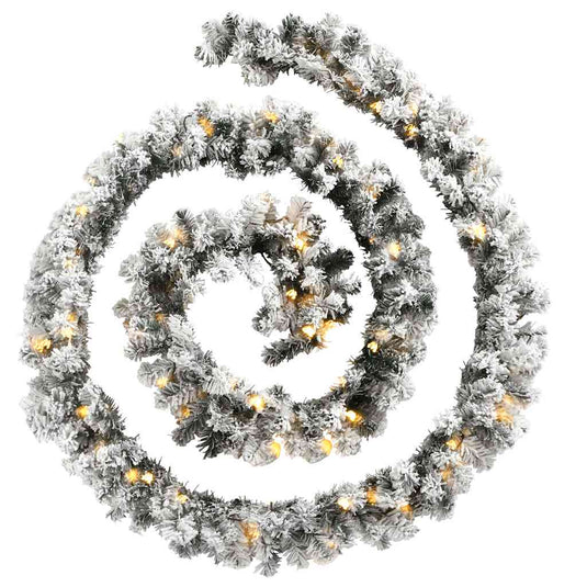 Vidaxl kerstslinger met led-lampjes groen 5 m pvc