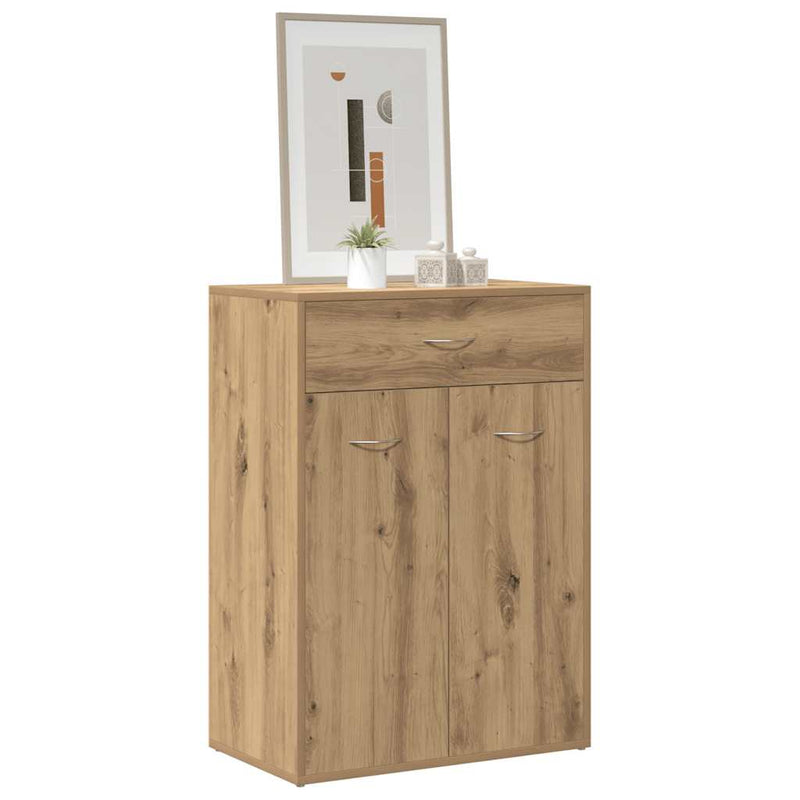 Load image into Gallery viewer, Vidaxl schoenenkast 60x35x84 cm bewerkt hout artisanaal eikenkleur
