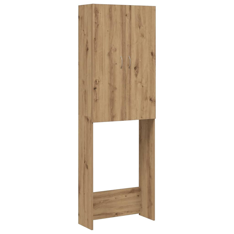 Load image into Gallery viewer, Vidaxl wasmachinekast 64x25,5x190 cm artisanaal eikenkleur
