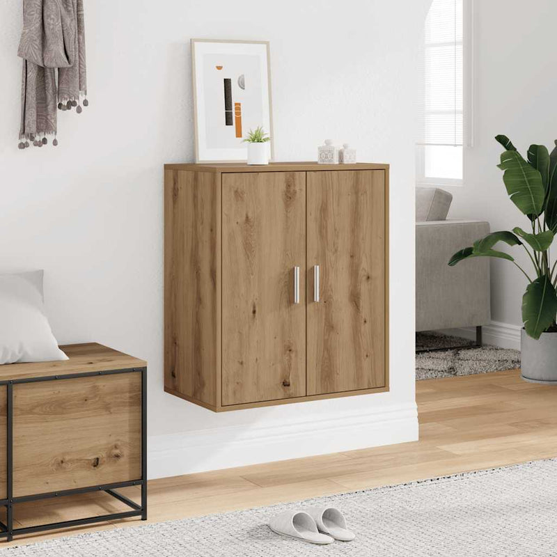 Load image into Gallery viewer, Vidaxl schoenenkast 60x35x70 cm bewerkt hout artisanaal eikenkleur
