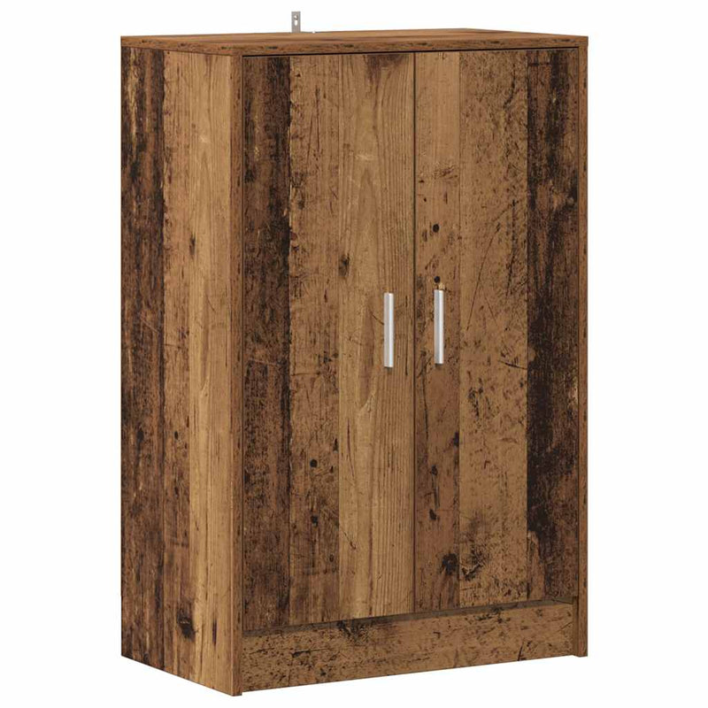Load image into Gallery viewer, Vidaxl schoenenkast 60x35x92 cm bewerkt hout oud houtkleurig
