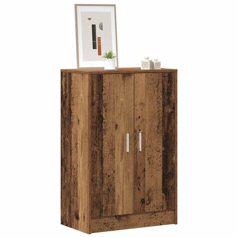 Load image into Gallery viewer, Vidaxl schoenenkast 60x35x92 cm bewerkt hout oud houtkleurig

