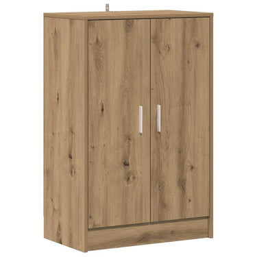 Vidaxl schoenenkast 60x35x92 cm bewerkt hout artisanaal eikenkleur