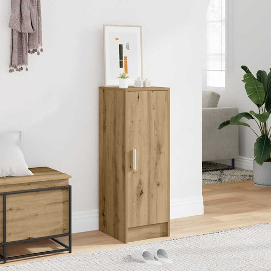 Vidaxl schoenenkast 32x35x92 cm bewerkt hout oud houtkleurig