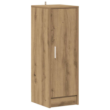 Vidaxl schoenenkast 32x35x92 cm bewerkt hout artisanaal eikenkleur