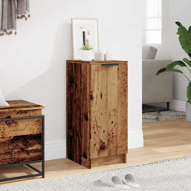Load image into Gallery viewer, Vidaxl schoenenkast 29,5x35x70 cm bewerkt hout oud houtkleurig
