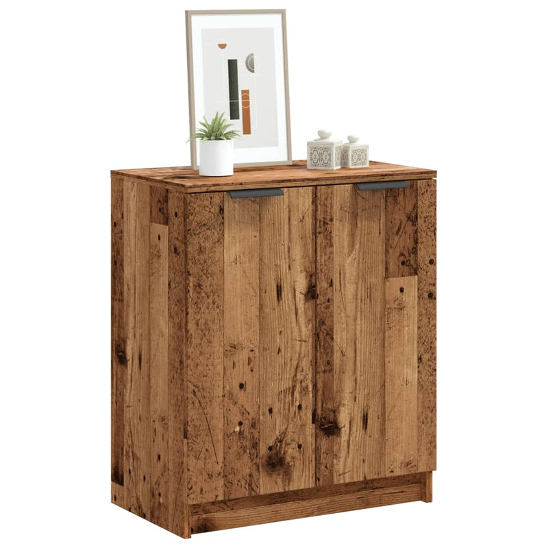 Load image into Gallery viewer, Vidaxl schoenenkast 59x35x70 cm bewerkt hout oud houtkleurig
