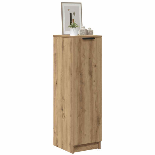 Vidaxl schoenenkast 29,5x35x100,5 cm bewerkt hout artisanaal eiken