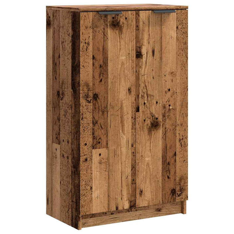 Load image into Gallery viewer, Vidaxl schoenenkast 59x35x100,5 cm bewerkt hout oud houtkleurig

