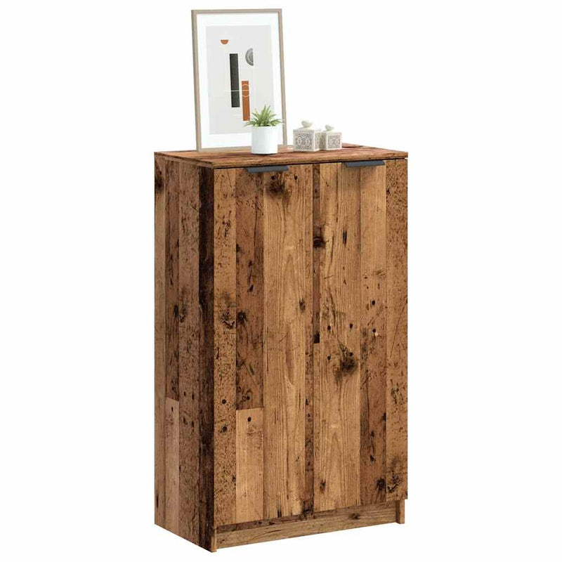 Load image into Gallery viewer, Vidaxl schoenenkast 59x35x100,5 cm bewerkt hout oud houtkleurig
