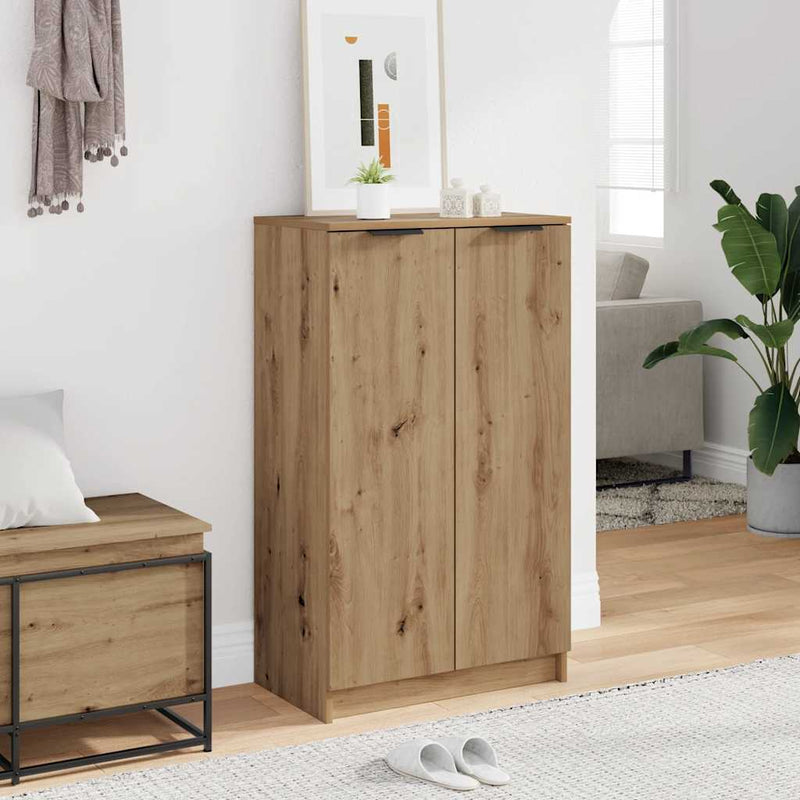Load image into Gallery viewer, Vidaxl schoenenkast 59x35x100,5 cm bewerkt hout artisanaal eikenkleur
