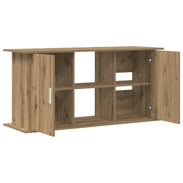 Vidaxl aquariumstandaard artisan eikenhout 121x41x58 cm bewerkt hout