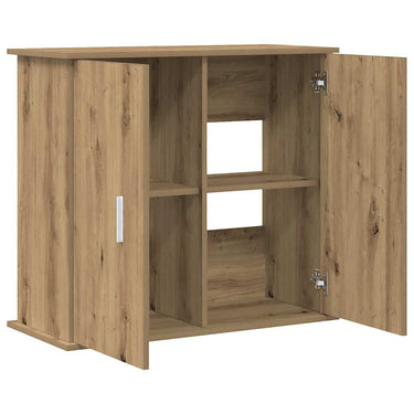 Vidaxl aquariumstandaard artisan eikenhout 81x36x73 cm bewerkt hout