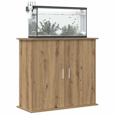 Vidaxl aquariumstandaard artisan eikenhout 81x36x73 cm bewerkt hout