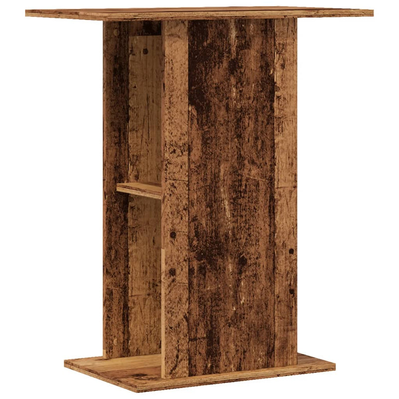 Load image into Gallery viewer, Vidaxl aquariumstandaard 36x60,5x72,5 cm bewerkt hout oud houtkleurig
