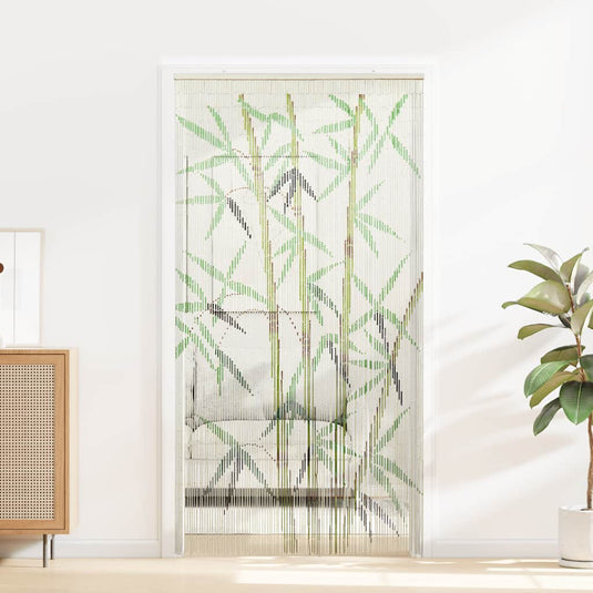 Vidaxl insectengordijn bamboe print 90x220 cm bamboe