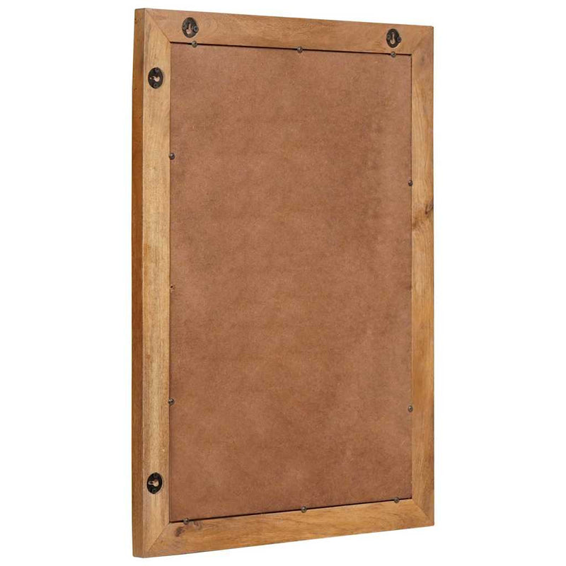 Load image into Gallery viewer, Vidaxl badkamer spiegel met spiegel licht bruin 70 x 50 x 2,5 cm
