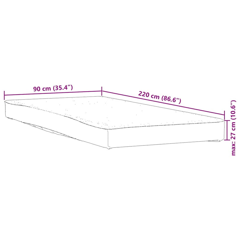 Load image into Gallery viewer, Vidaxl matrasbeschermer waterdicht 90x220 cm wit
