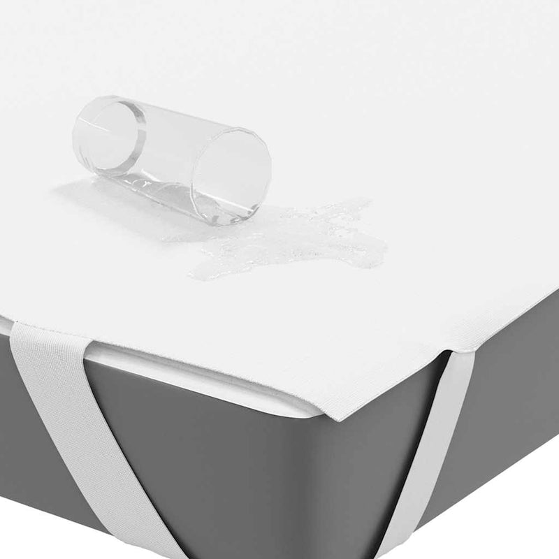 Load image into Gallery viewer, Vidaxl matrasbeschermer waterdicht 90x190 cm wit
