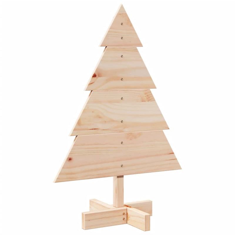 Load image into Gallery viewer, Vidaxl kerstdecoratie kerstboom 70 cm massief hout
