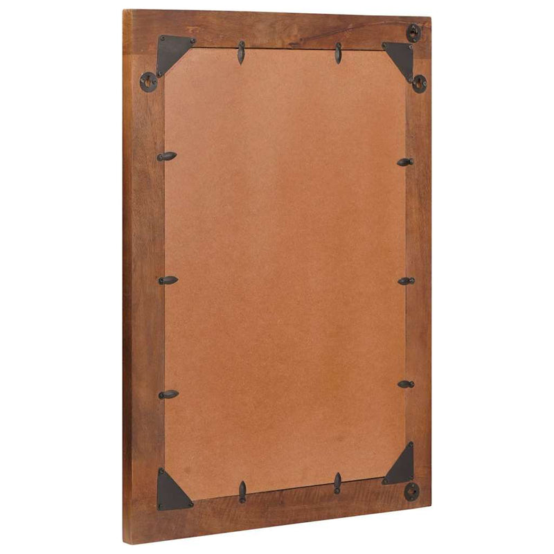 Load image into Gallery viewer, Vidaxl spiegel rechthoekig bruin en zilver 50 x 2,5 x 70 cm
