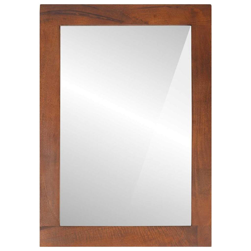 Load image into Gallery viewer, Vidaxl spiegel rechthoekig bruin en zilver 50 x 2,5 x 70 cm
