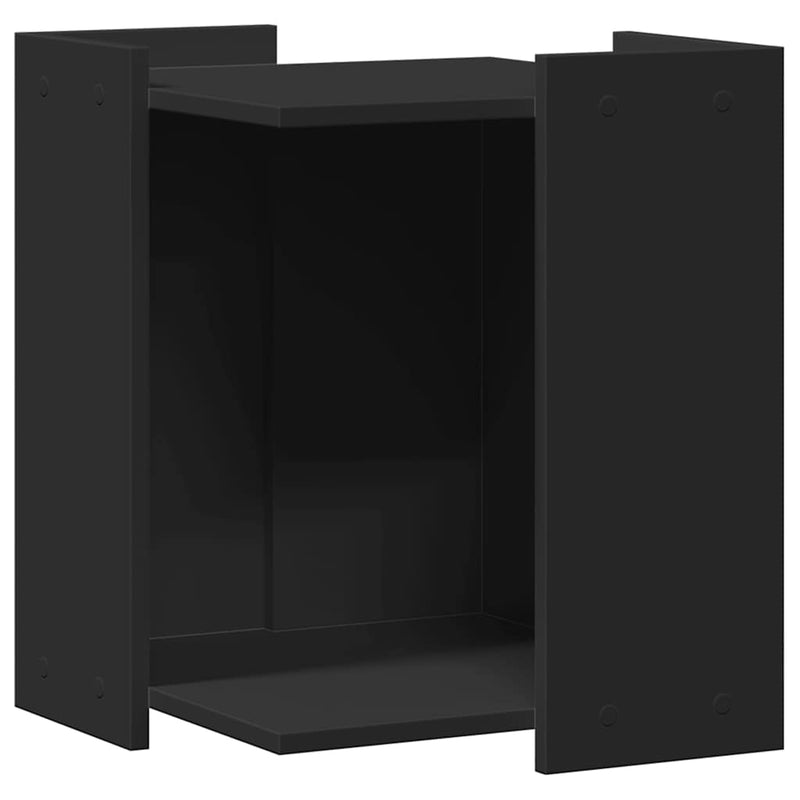 Load image into Gallery viewer, Vidaxl kattenbakkast 42x42x51 cm bewerkt hout zwart
