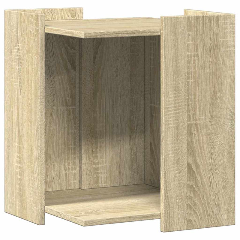 Load image into Gallery viewer, Vidaxl kattenbakkast 42x42x51 cm bewerkt hout sonoma eikenkleurig
