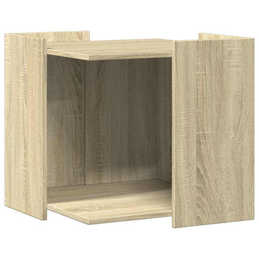 Vidaxl kattenbakkast 53x53x51 cm bewerkt hout sonoma eikenkleurig