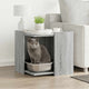 Vidaxl kattenbakkast 53x53x51 cm bewerkt hout grijs sonoma eikenkleur