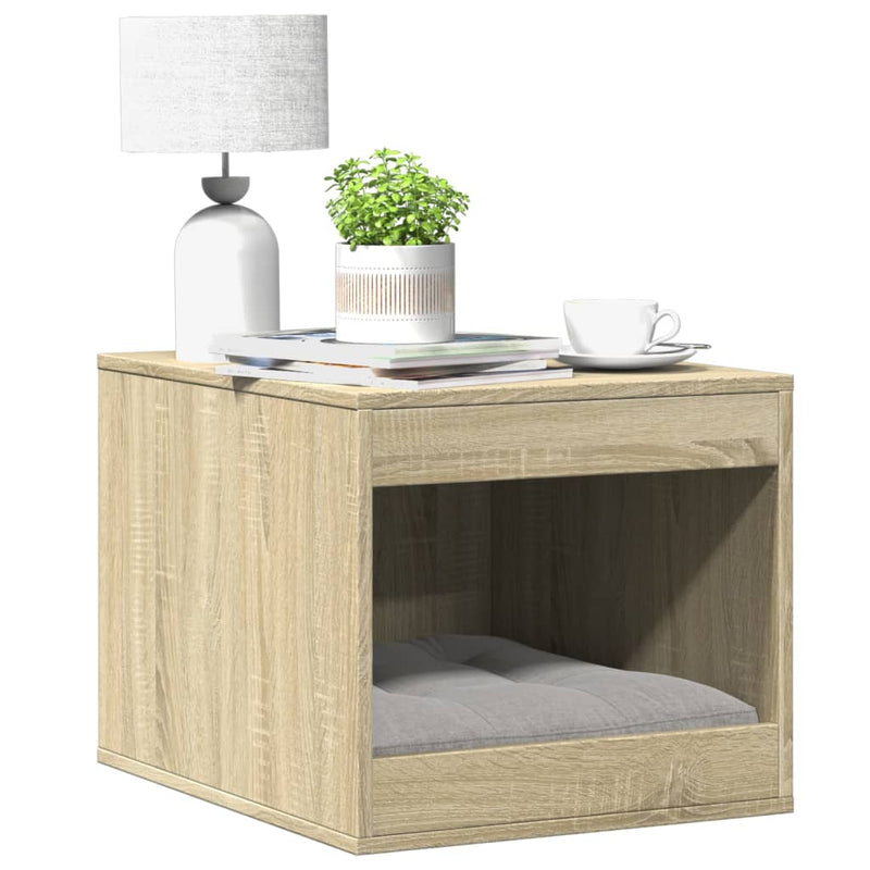 Load image into Gallery viewer, Vidaxl kattenbakkast 47x59x42 cm bewerkt hout sonoma eikenkleurig
