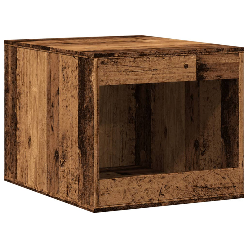 Load image into Gallery viewer, Vidaxl kattenbakkast 47x59x42 cm bewerkt hout oud houtkleurig
