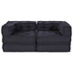 Vidaxl modulair bank 2 pcs antraciet 140 x 70 x 56 cm stof