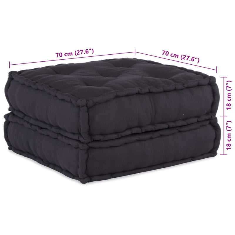 Load image into Gallery viewer, Vidaxl modulair bank 2 pcs antraciet 140 x 70 x 36 cm stof
