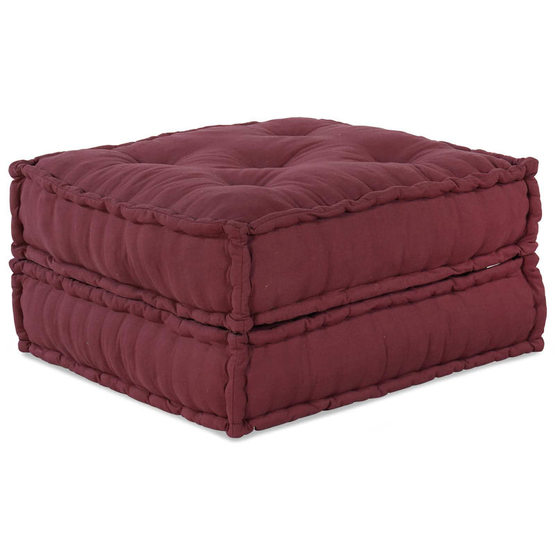 Load image into Gallery viewer, Vidaxl modulair bank 2 pcs bordeaux 140 x 70 x 36 cm stof
