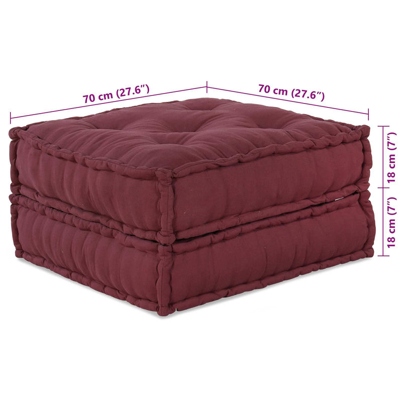 Load image into Gallery viewer, Vidaxl modulair bank 2 pcs bordeaux 140 x 70 x 36 cm stof

