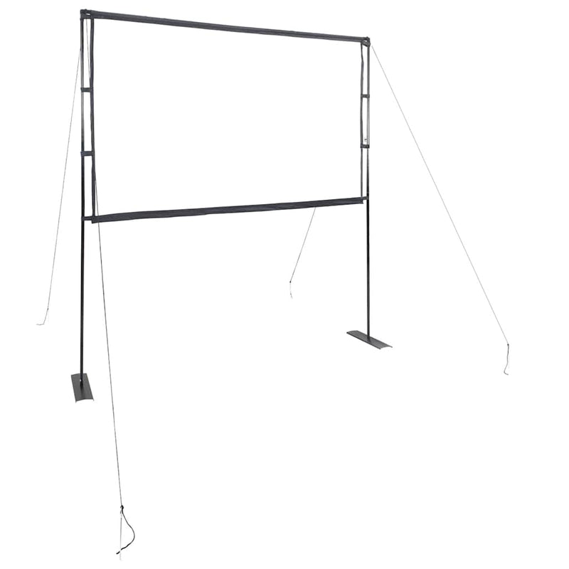 Load image into Gallery viewer, Vidaxl projectiescherm met standaards 90 inch 16:9
