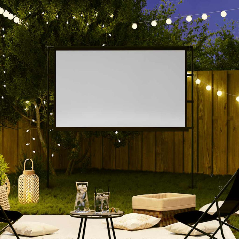 Load image into Gallery viewer, Vidaxl projectiescherm met standaards 90 inch 16:9
