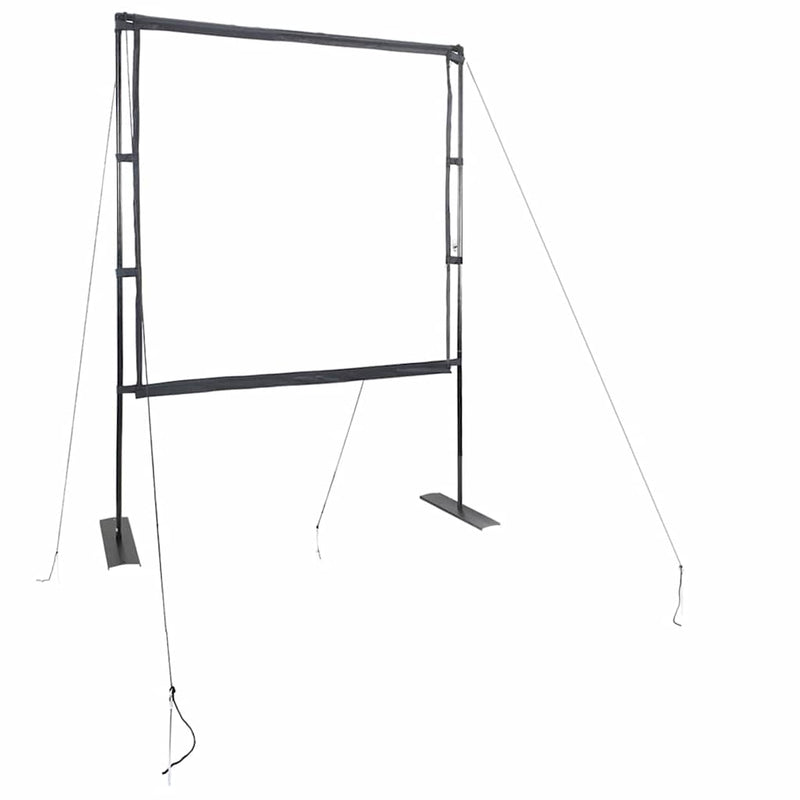Load image into Gallery viewer, Vidaxl projectiescherm met statieven 89 inch 1:1

