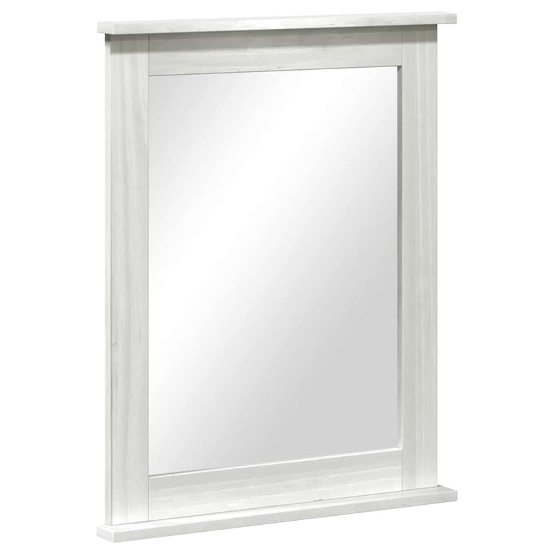 Load image into Gallery viewer, Vidaxl spiegel vigo antiek wit 55,5 x 5 x 70 cm massief grenenhout
