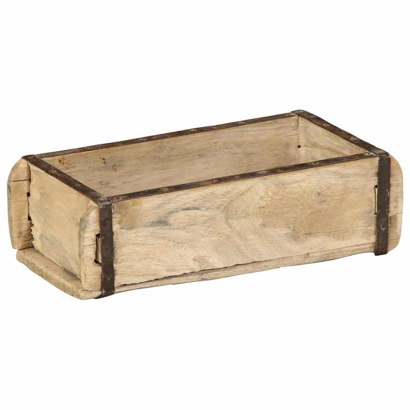 Load image into Gallery viewer, Vidaxl dienblad bruin 30 x 15 x 9 cm massief gerecycled hout
