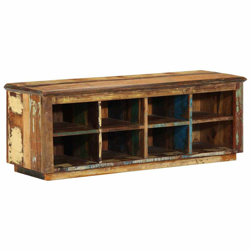 Load image into Gallery viewer, Vidaxl schoenenkast bruin 110 x 35 x 40 cm massief gerecycled hout
