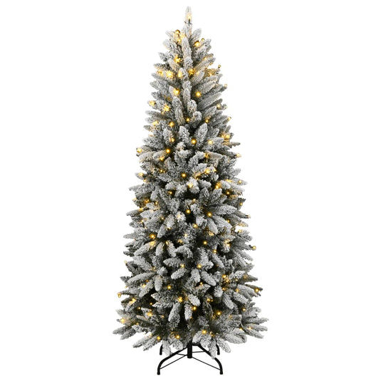 Vidaxl kunstkerstboom met 300 led's en sneeuw 240 cm