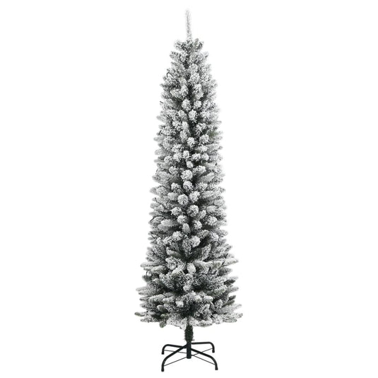 Vidaxl kunstkerstboom met 300 led's en sneeuw 210 cm