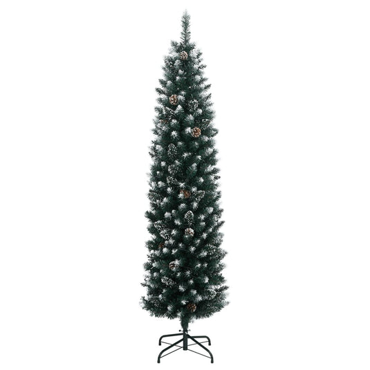 Vidaxl kunstkerstboom smal met 150 led's 120 cm