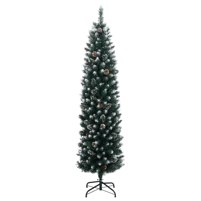 Load image into Gallery viewer, Vidaxl kunstkerstboom smal met 150 led's 150 cm
